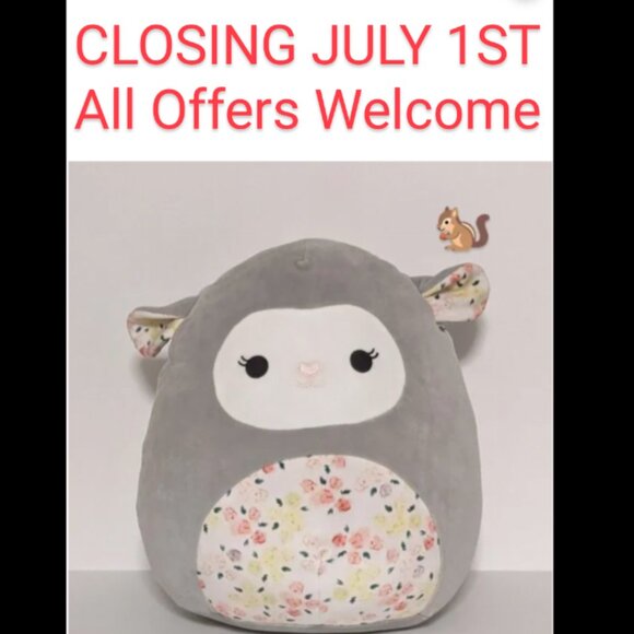 Squishmallows Other - Elea the 12" Sheep from the Easter Squad. Pink nose and mouth variation